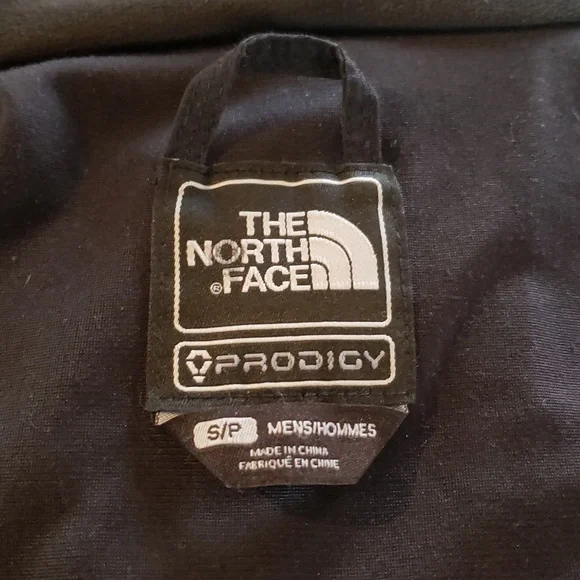 The North Face Prodigy Black Corduroy Hooded Outdoor/Ski Jacket Size Small
